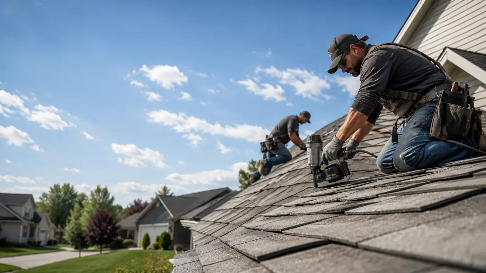 Storm Damage Roof Repair in Warner, OK near me